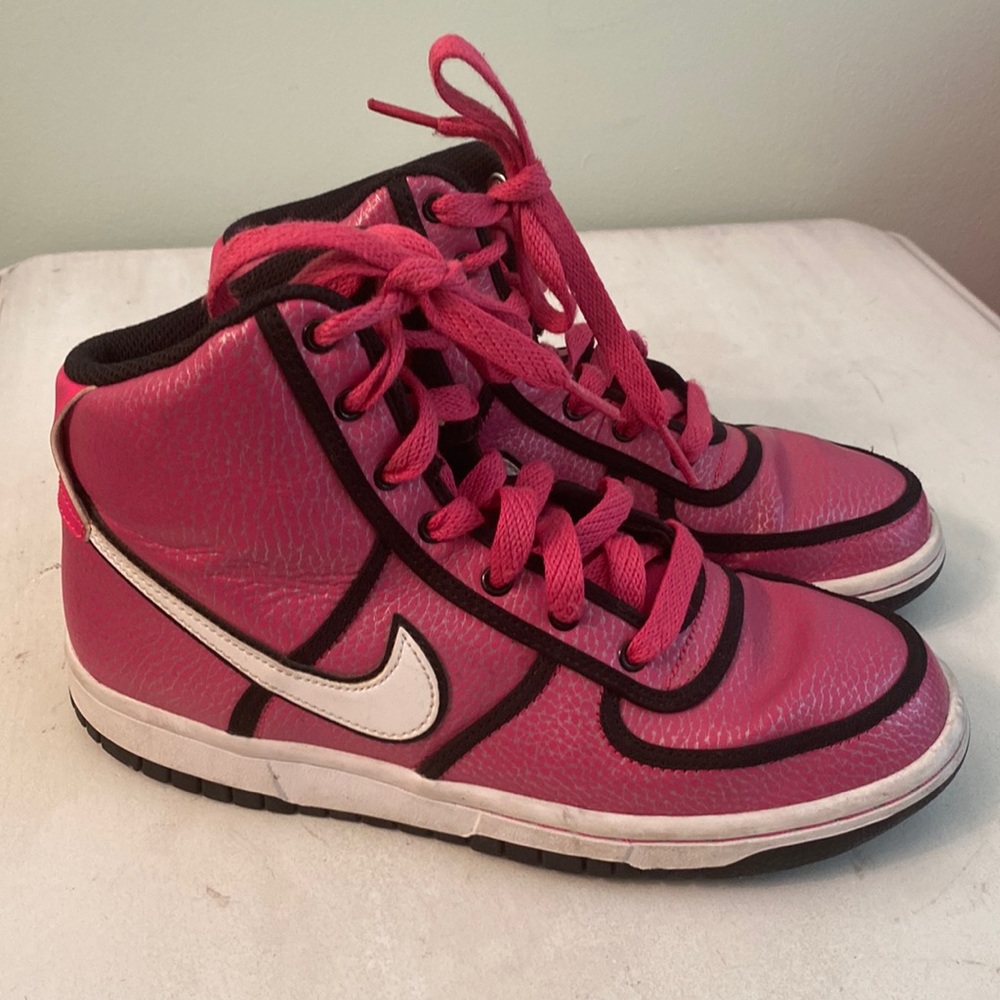 Nike Vandal High GS Vivid Pink 314674-602 shoes